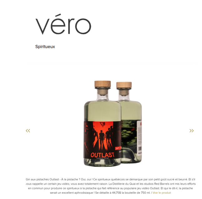 Gin Outlast Vero