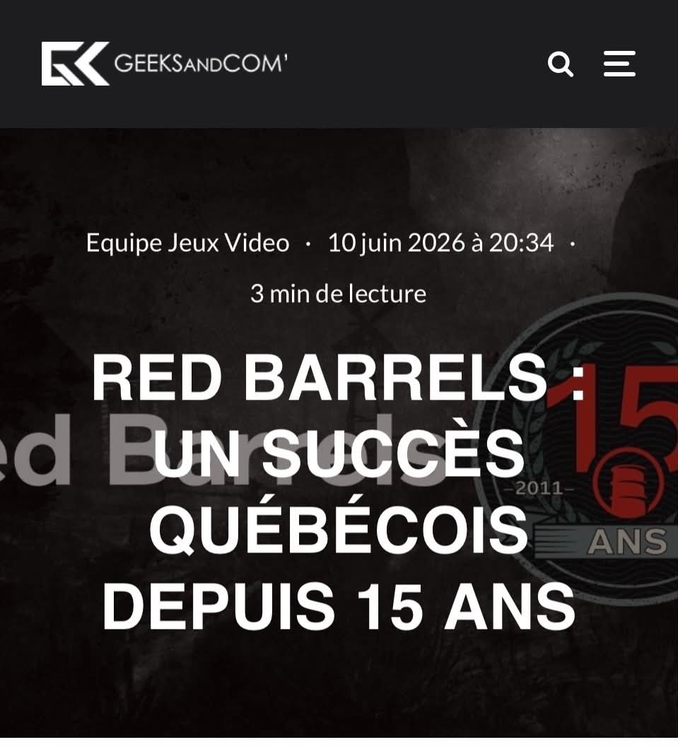Red Barrels Geeks and Com